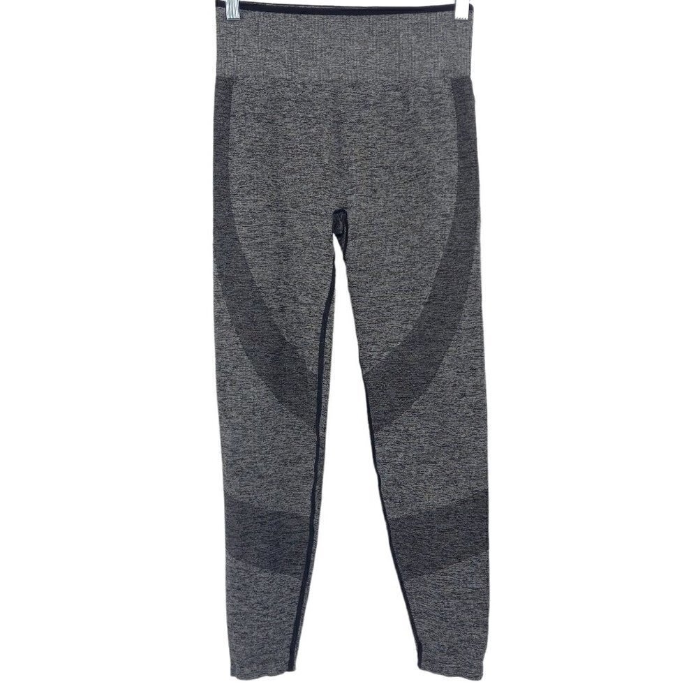 PINK VS Seamless Tights Gray Women's M High Rise Activewear Athleisure Stretch